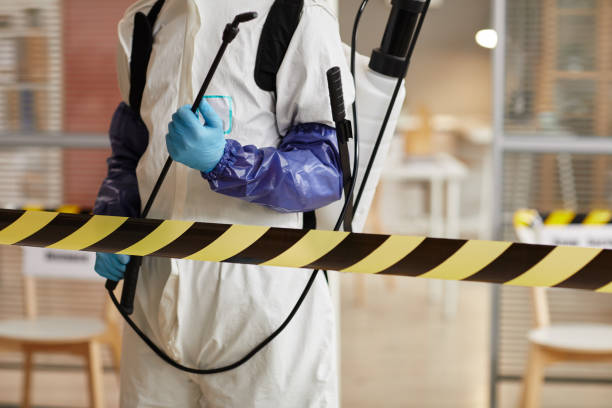 Professional Biohazard Cleanup technician working in Sparta, TN